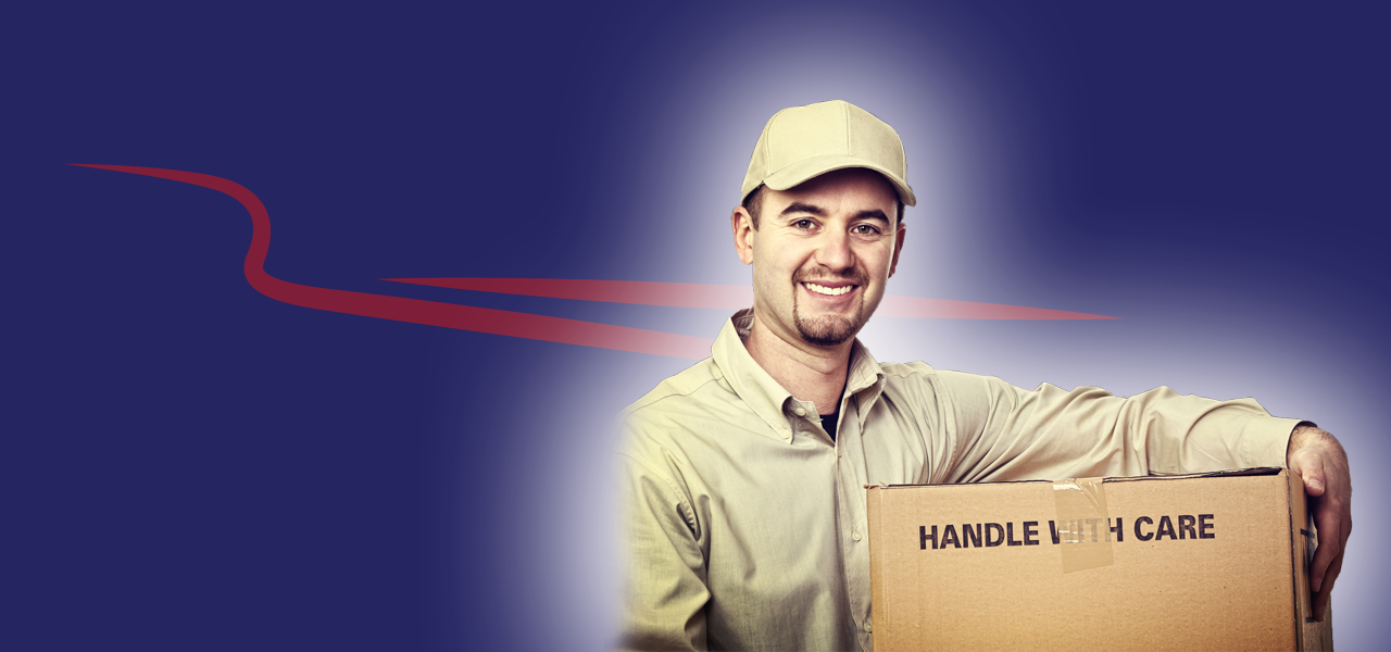 Delivery Man with Box